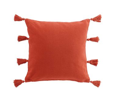 Lot de 2 coussins Tasselina - Terracotta