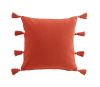 Lot de 2 coussins Tasselina - Terracotta