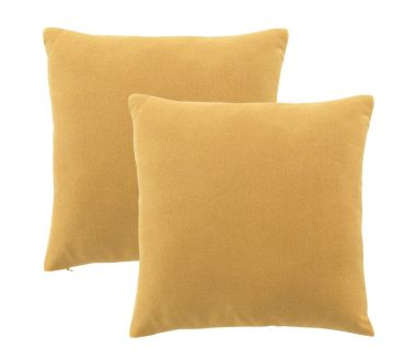 Lot de 2 coussins Méliane - Jaune