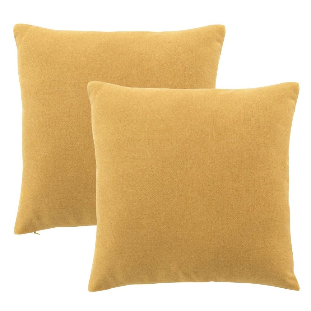 Lot de 2 coussins Méliane - Jaune