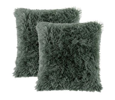 Lot de 2 housses de coussin déco Marilou