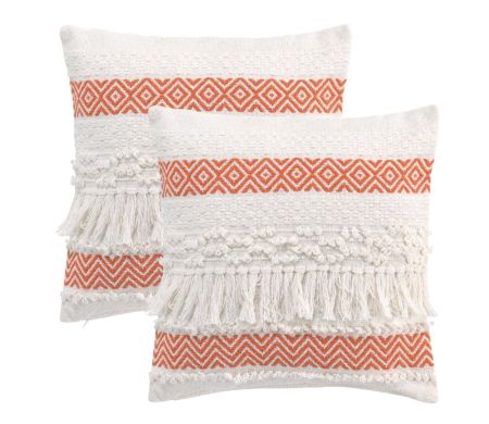 Lot de 2 coussins Zya - Orange