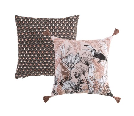 Lot de 2 coussins Brown Chic