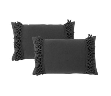 Lot de 2 coussins déco Salma