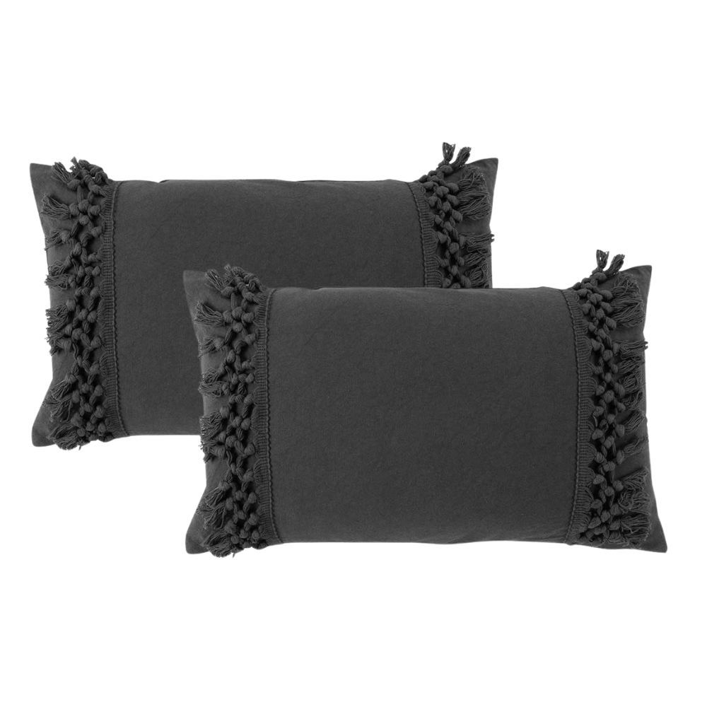 Lot de 2 coussins déco Salma