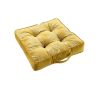 Lot de 2 coussins de sol Adelor Jaune