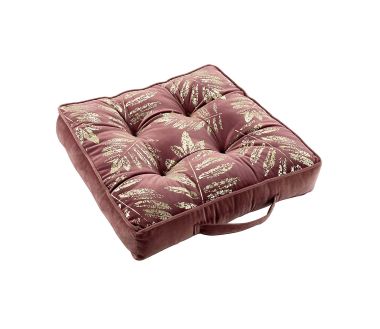 Lot de 2 coussins de sol Adelor rose