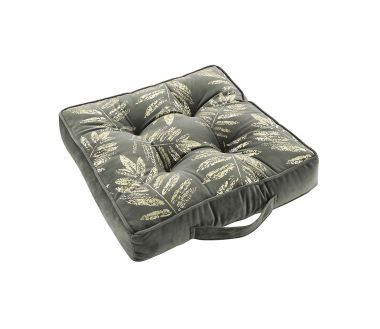 Lot de 2 coussins de sol Adelor gris