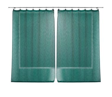 Lot de 2 voilages Linka - Emeraude 140 x 280 cm