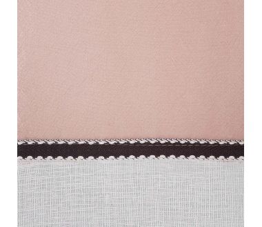 Lot de 2 voilages Jolibel - 137 x 240 cm Rose