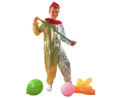 costume clown à sequins pour enfant