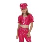 costume Disco girl red enfant