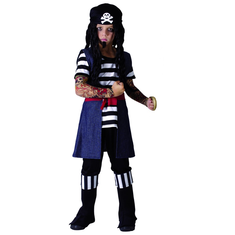 costume pirate tatoue luxe enfant