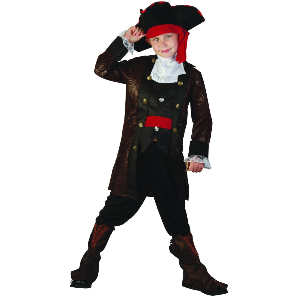costume pirate capitaine luxe enfant