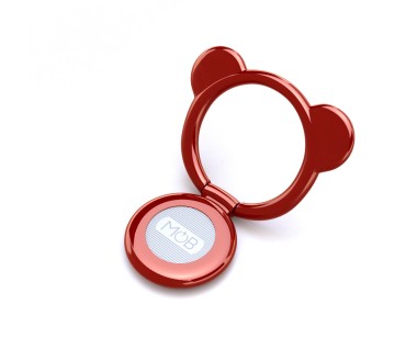Mob Anneau pour Smartphone Teddy Ring Rouge
