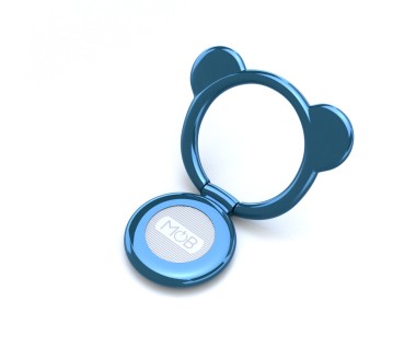 Mob Anneau pour Smartphone Teddy Ring Bleu