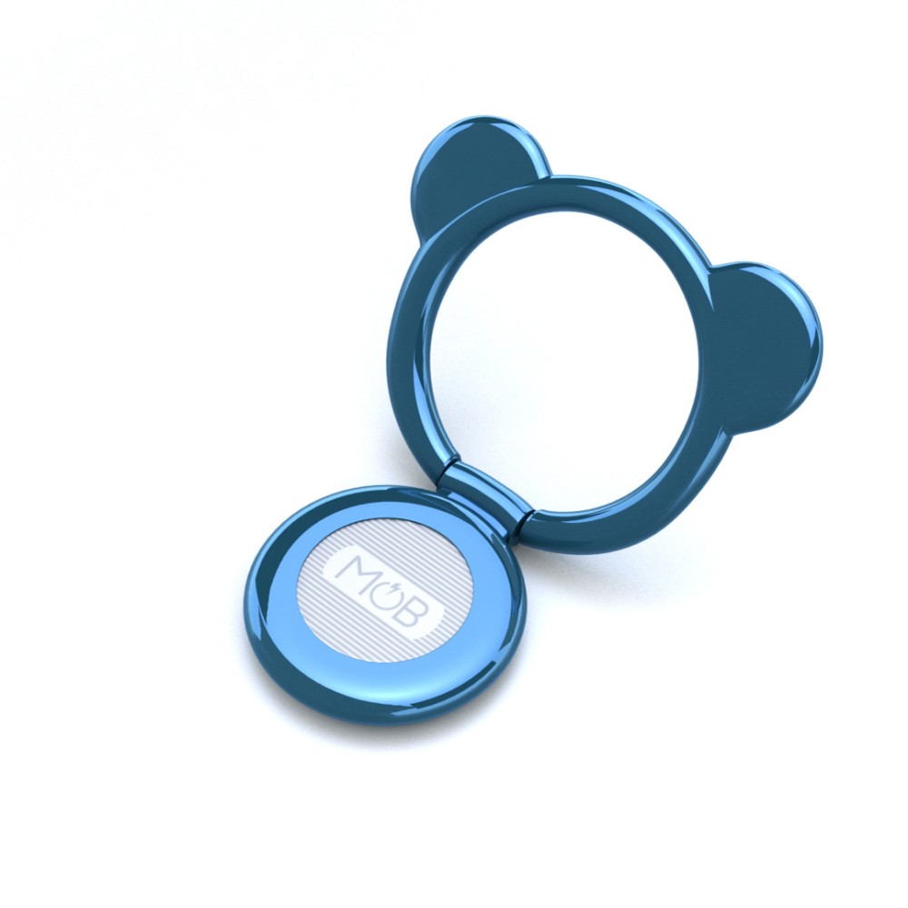 Mob Anneau pour Smartphone Teddy Ring Bleu