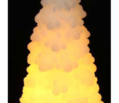 Sapin en parafine décoration lumineuse LED H20
