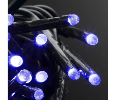 Guirlande extérieur 180 LED bleues 20m 8 fonctions