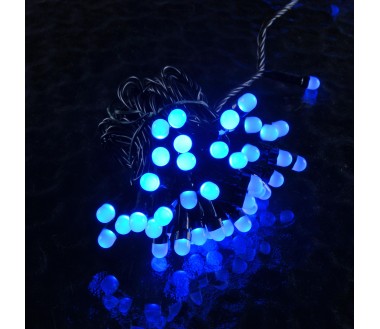 Guirlande extérieure 20m 200 LED bleues 8 fonctions animées