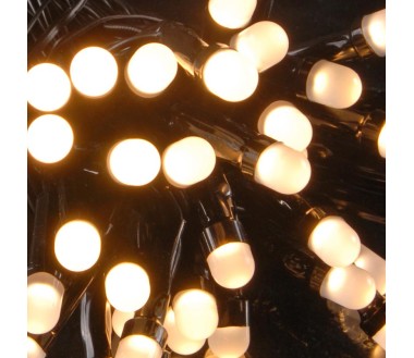 Guirlande extérieure 20m 200 LED blanc chaud 8 fonctions animées