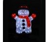 Bonhomme de neige noël lumineux 80 LED H63