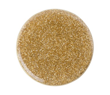 Poignée de téléphone PopGrip PopSockets Glitter Gold