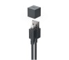 Cable 1 Avolt USB A 1,8m Stockholm Black Noir