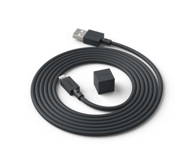 Cable 1 Avolt USB A 1,8m Stockholm Black Noir