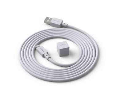 Cable 1 Avolt USB A 1,8m Gotland Gray Gris