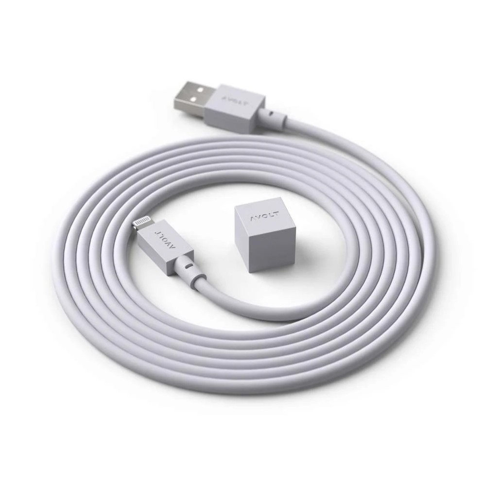 Cable 1 Avolt USB A 1,8m Gotland Gray Gris