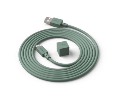 Cable 1 Avolt USB A 1,8m Oak Green Vert