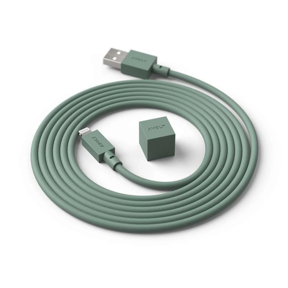 Cable 1 Avolt USB A 1,8m Oak Green Vert