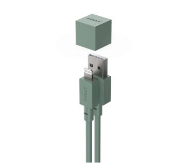 Cable 1 Avolt USB A 1,8m Oak Green Vert