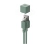 Cable 1 Avolt USB A 1,8m Oak Green Vert