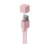 Cable 1 Avolt USB A 1,8m Old Pink Rose