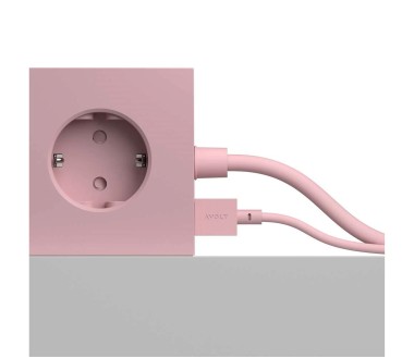 Cable 1 Avolt USB A 1,8m Old Pink Rose