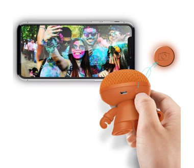 Enceinte Bluetooth Mini Xoopar XBoy orange lechoixduweb.com