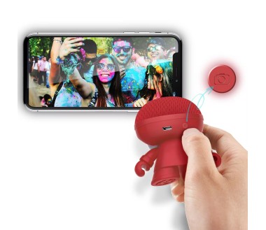 Enceinte Bluetooth Mini Xoopar XBoy Rouge lechoixduweb.com