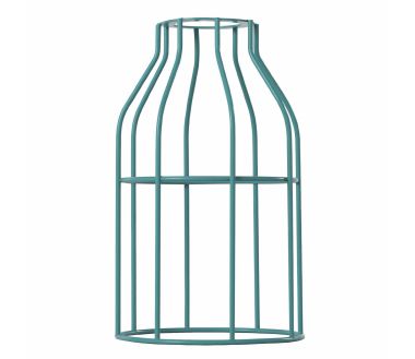Hoopzï - Abat-jour Cage - Métal Turquoise