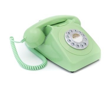 GPO 746 PUSH Vert - Téléphone fixe rétro bouton poussoir