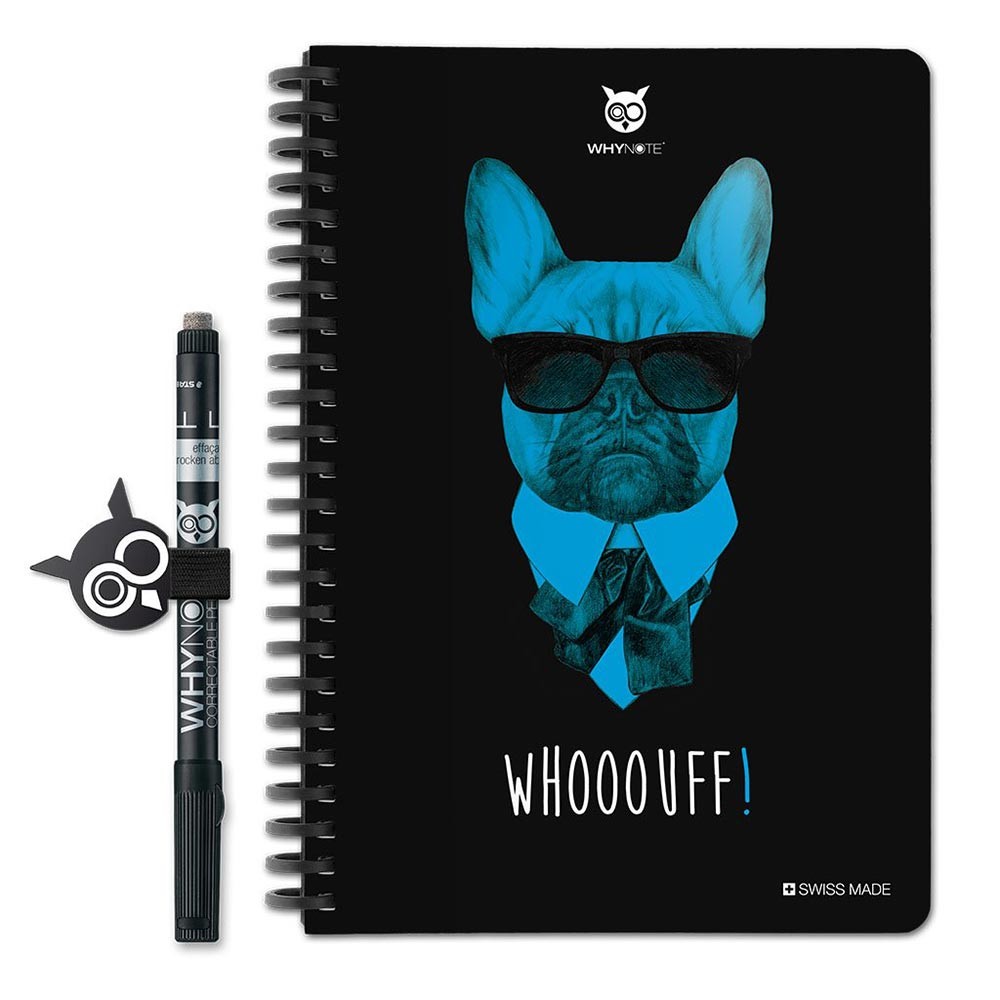 Carnet effaçable A5 WhyNote écoresponsable Chien 