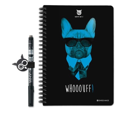 Carnet effaçable A5 WhyNote écoresponsable Chien 