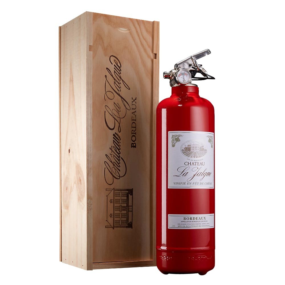 Extincteur Fire Design - Coffret Vin Rouge