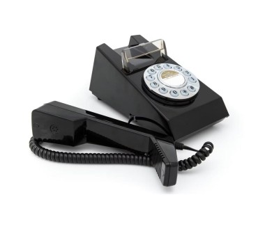 GPO Trim Noir - Téléphone vintage bouton poussoir