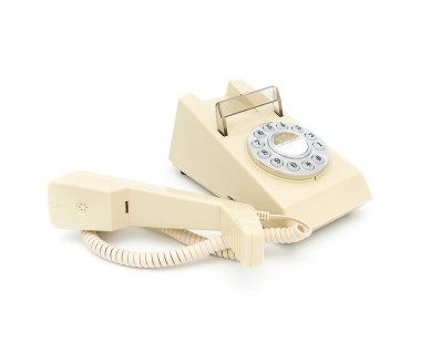 GPO Trim Ivoire - Téléphone vintage bouton poussoir