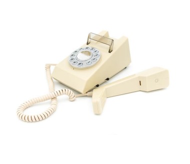 GPO Trim Ivoire - Téléphone vintage bouton poussoir