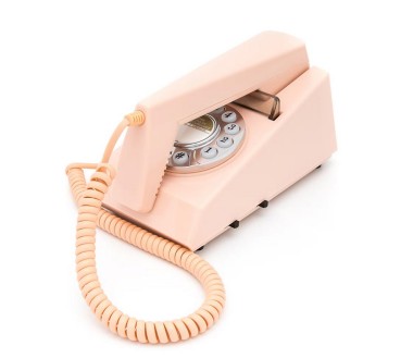 GPO Trim Rose - Téléphone vintage bouton poussoir