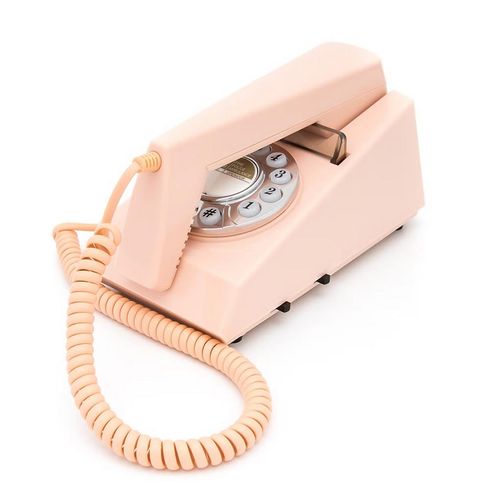 GPO Trim Rose - Téléphone vintage bouton poussoir