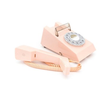 GPO Trim Rose - Téléphone vintage bouton poussoir